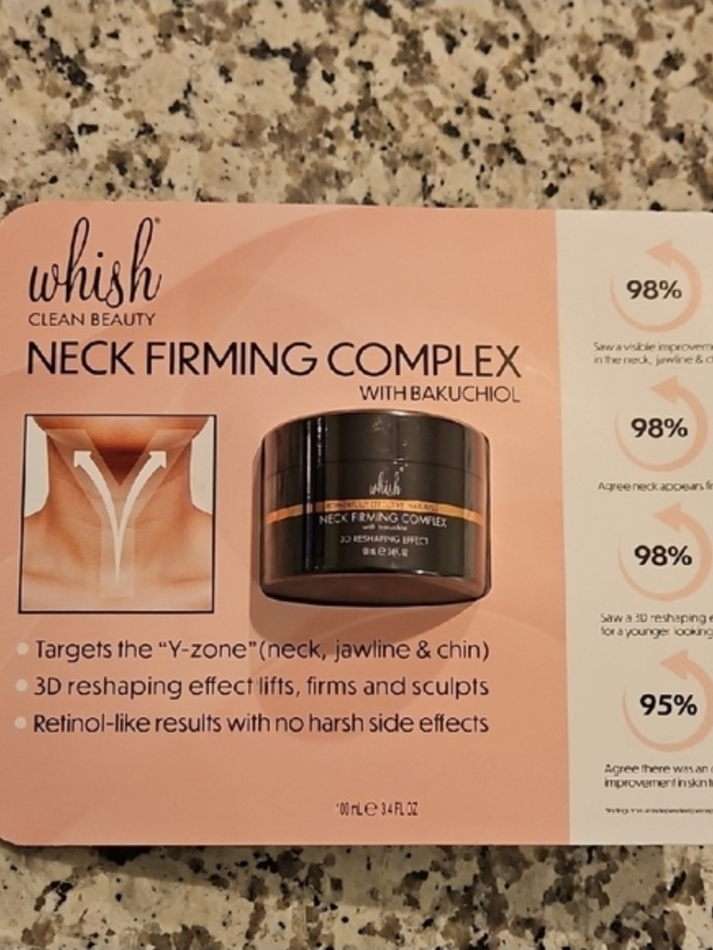Whish Neck Firming Complex Pink and Black Jar